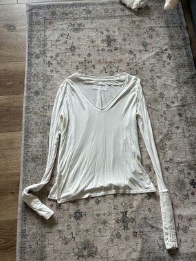 We The Free Long Sleeve V-Neck Top